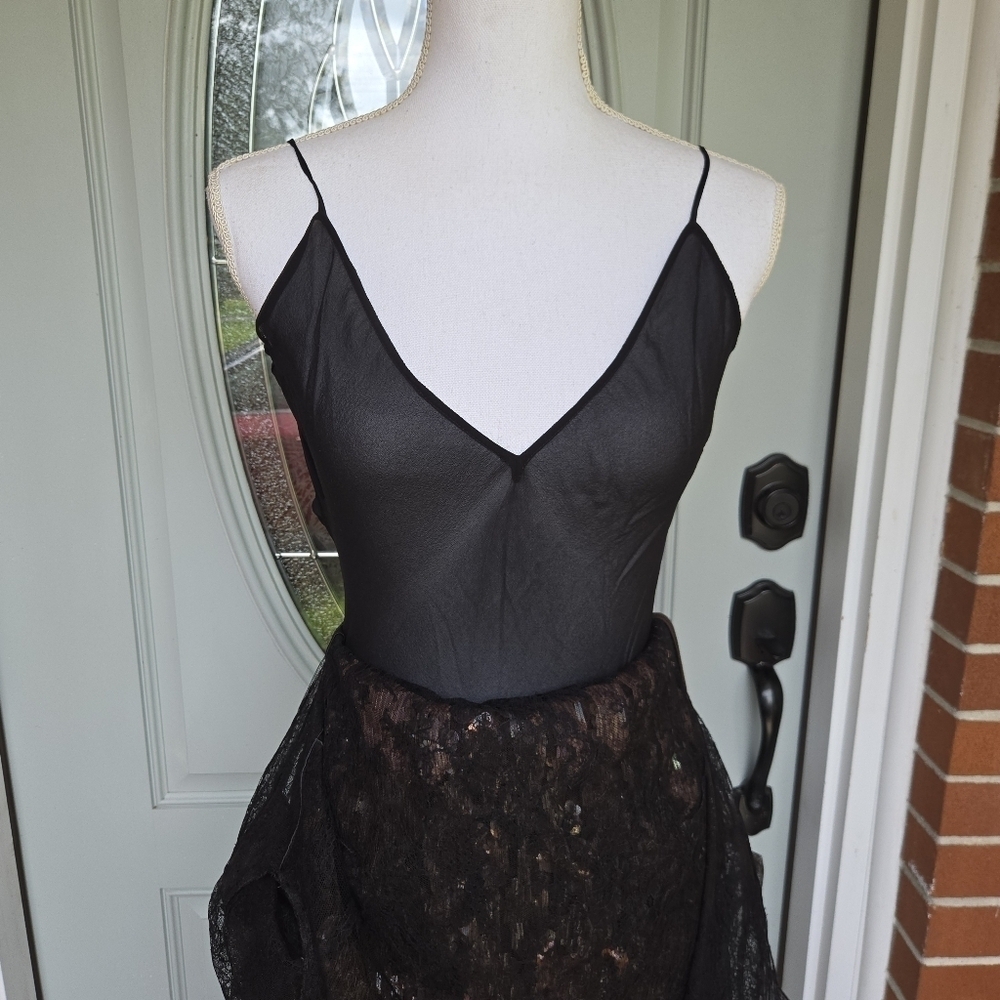 Roberto Cavalli Brown Lace Sequin Evening Dress - Picture 11 of 16